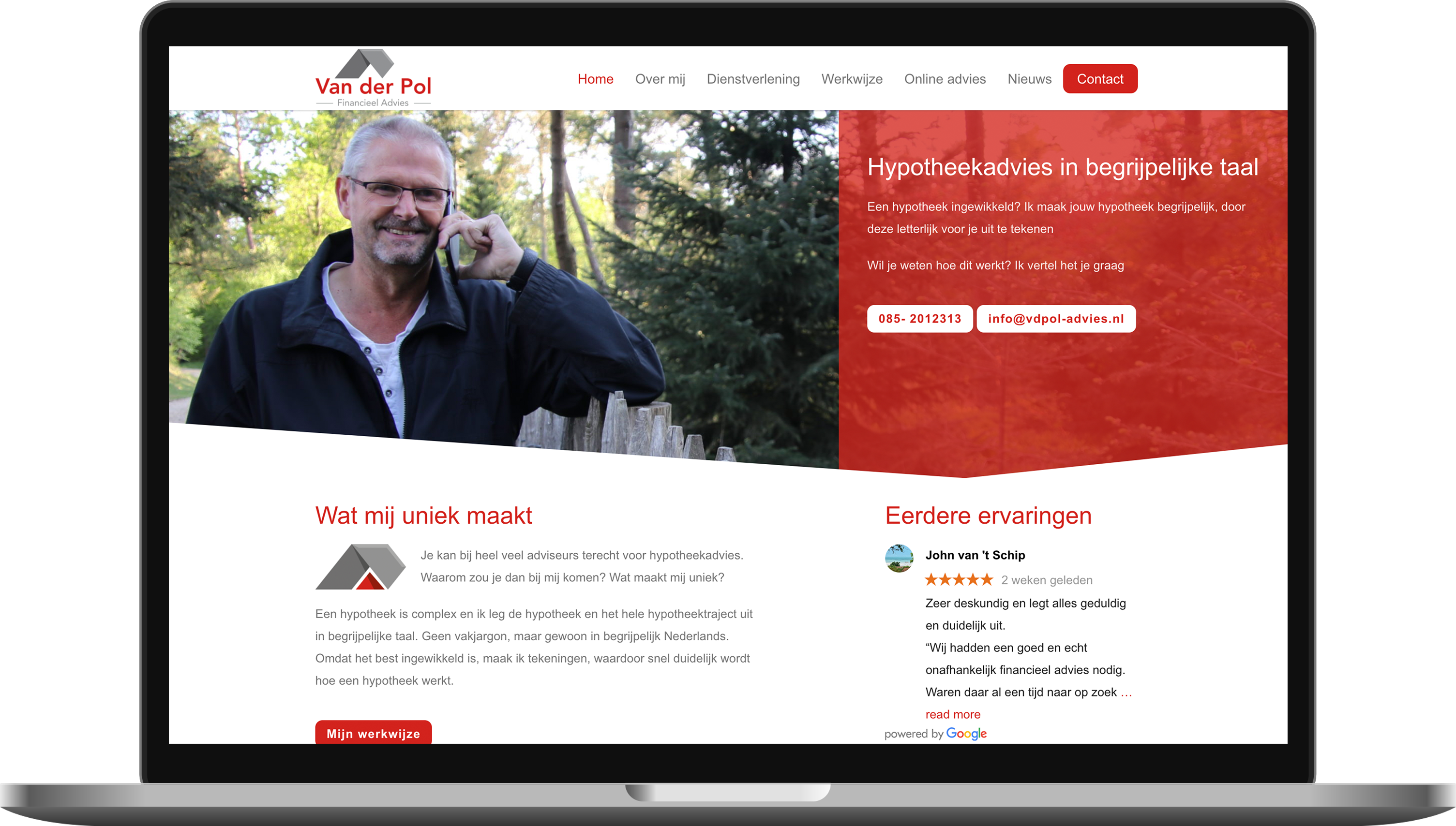 Website van der Pol advies
